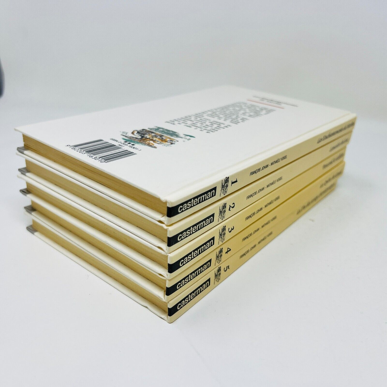 5x Les Chevaliers de la Table Ronde Épopée Casterman Complet Johan/Vogel 1987-88