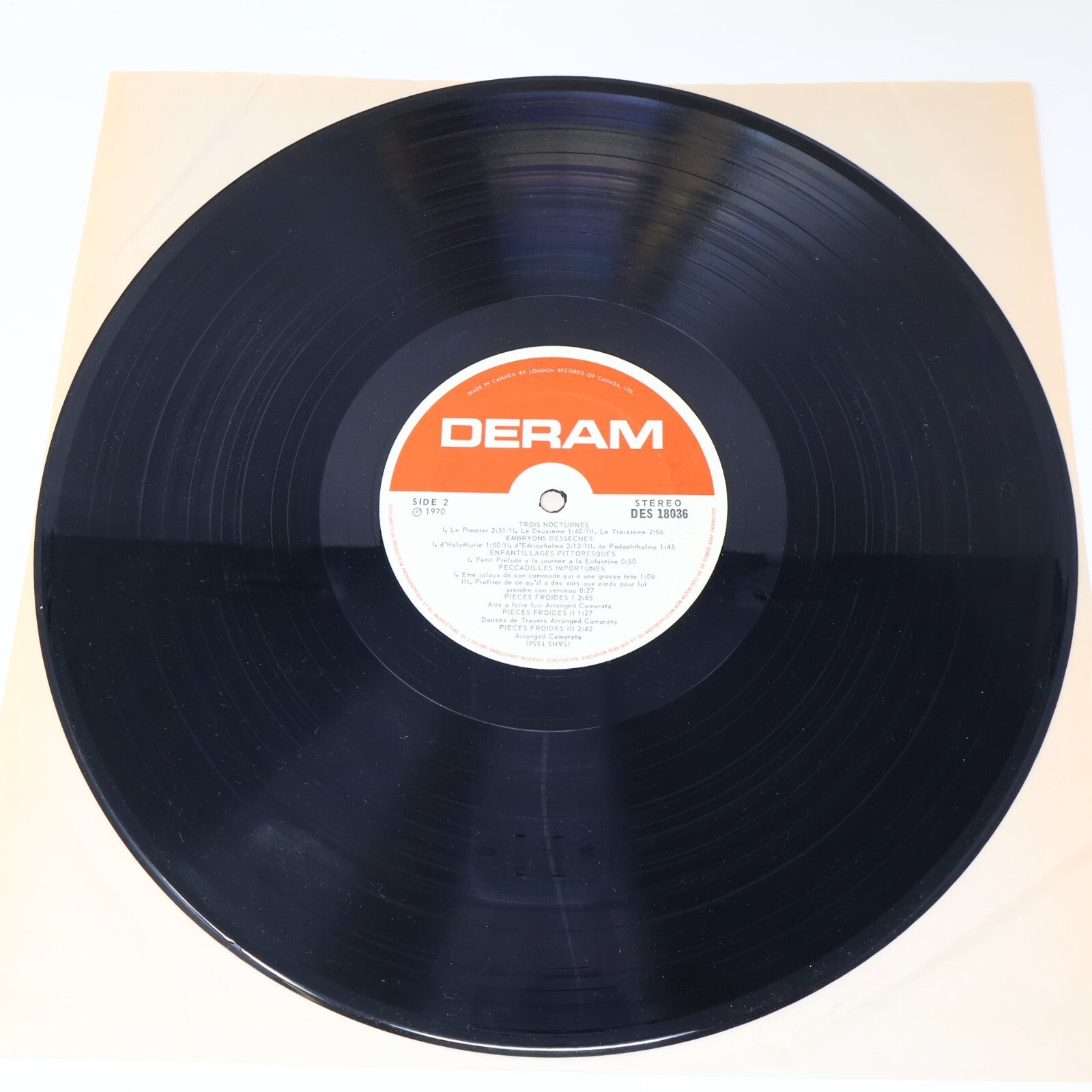 The Velvet Gentleman The Music Of Erik Satie Camarata LP Record Vinyl DES 18036