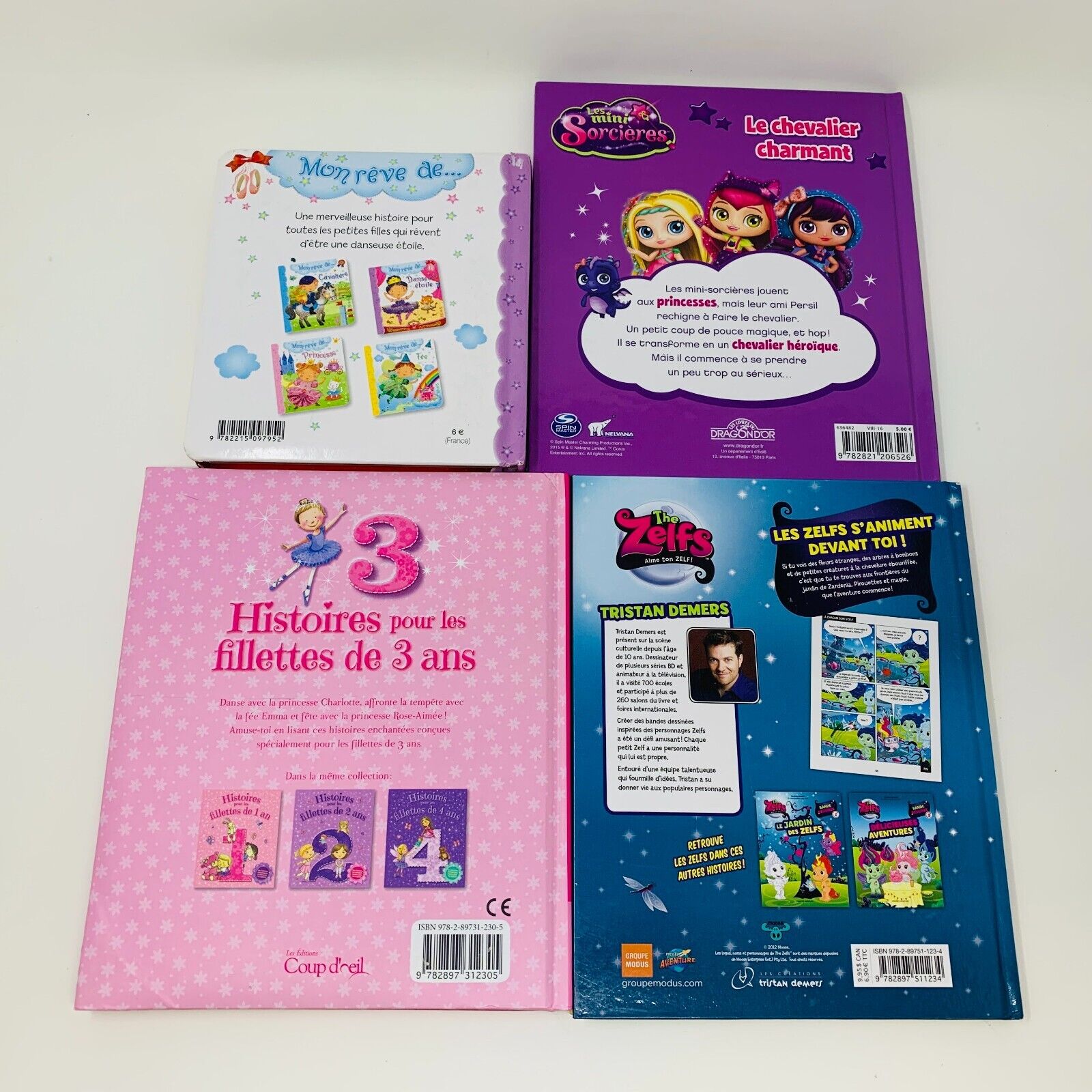 Lot 9 Livres Jeunes Enfants Princesses Fée Français French Mixed Children Bundle