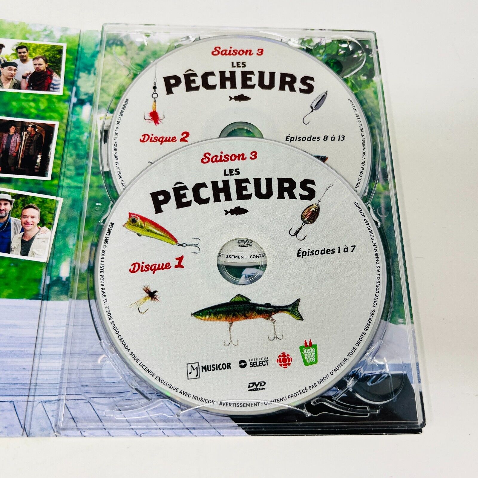 Les Pêcheurs Saison 3 DVD Testé 2016 Comédie de Martin Petit Québec Série Télé