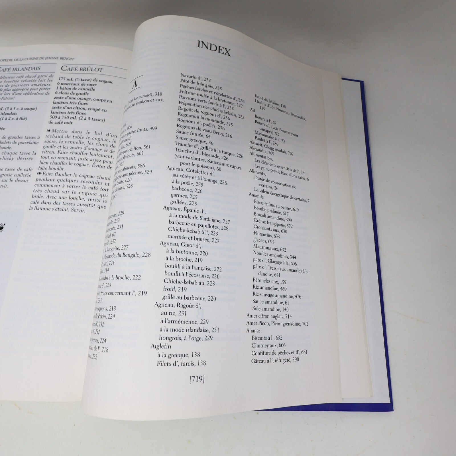 1991 L'Encyclopédie de la Cuisine de Jehane Benoit Recettes Québec Mirabel Livre