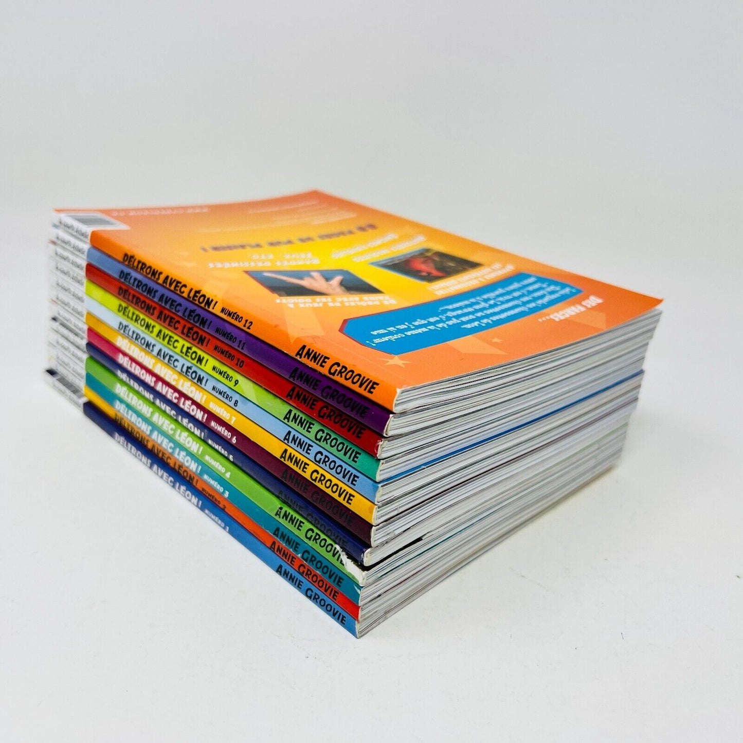 12x Délirons avec Léon Lot de Livres #1-12 de Annie Groovie La Courte Échelle