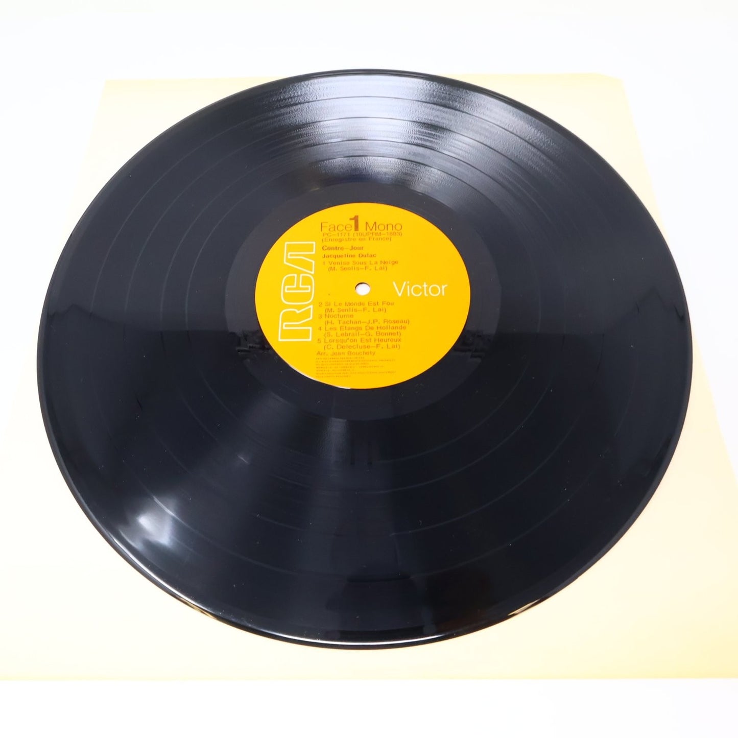 Jacqueline Dulac Lot 3 Disques Lorsqu'on Est Heureux/Contre-Jour/Besoin Autres