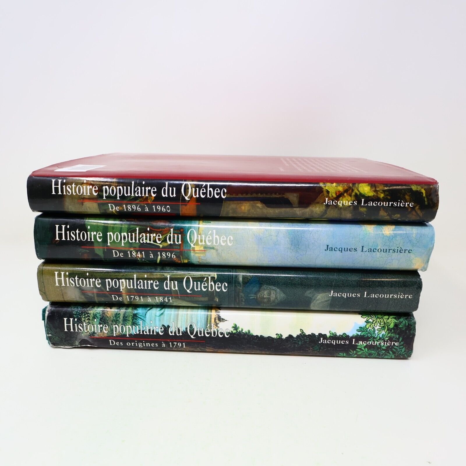 Lot 4 Livres Histoire Populaire du Québec #1-4 Jacques Lacoursière Français HC