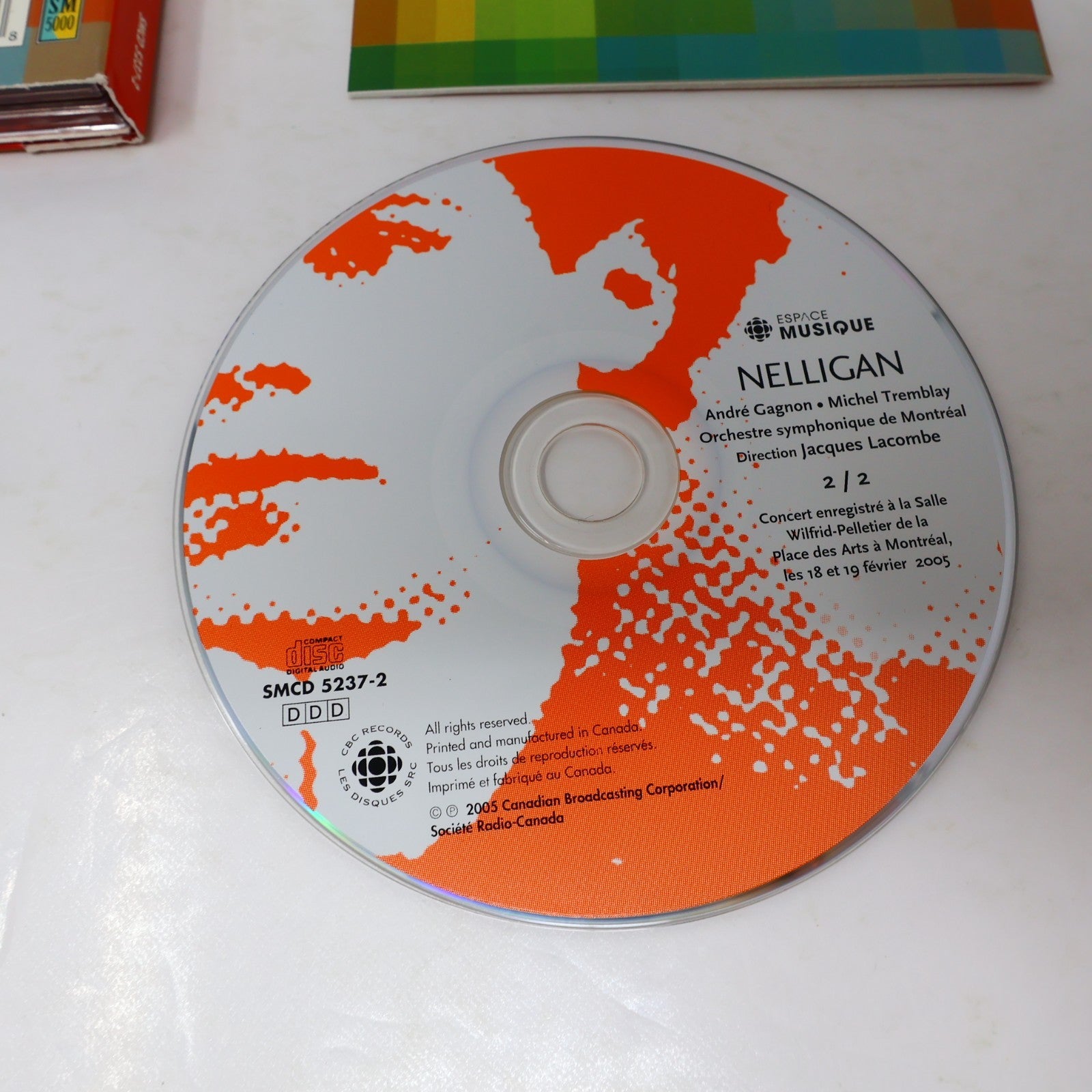 Nelligan André Gagnon/Michel Tremblay CD OSM/Lacombe Daniel Lavoie/Pierre Flynn