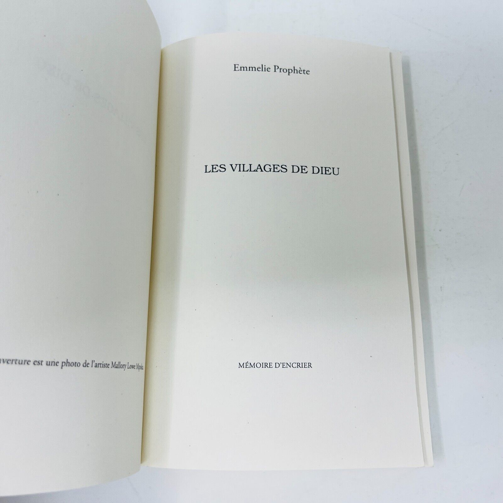 2020 Les Villages de Dieu de Emmelie Prophète Haiti Fiction Français Livre PB