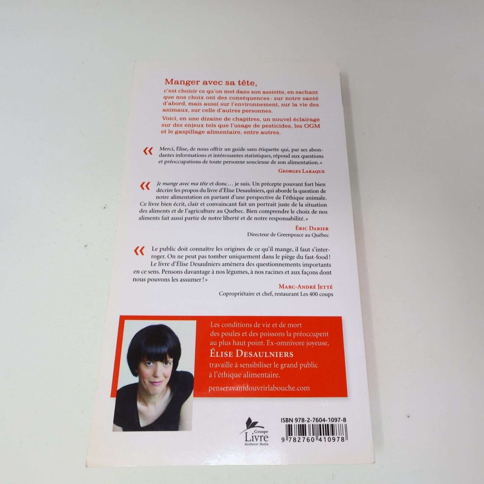 2011 Je Mange avec ma Tête Signé Élise Desaulniers Choix Alimentaires Nutrition