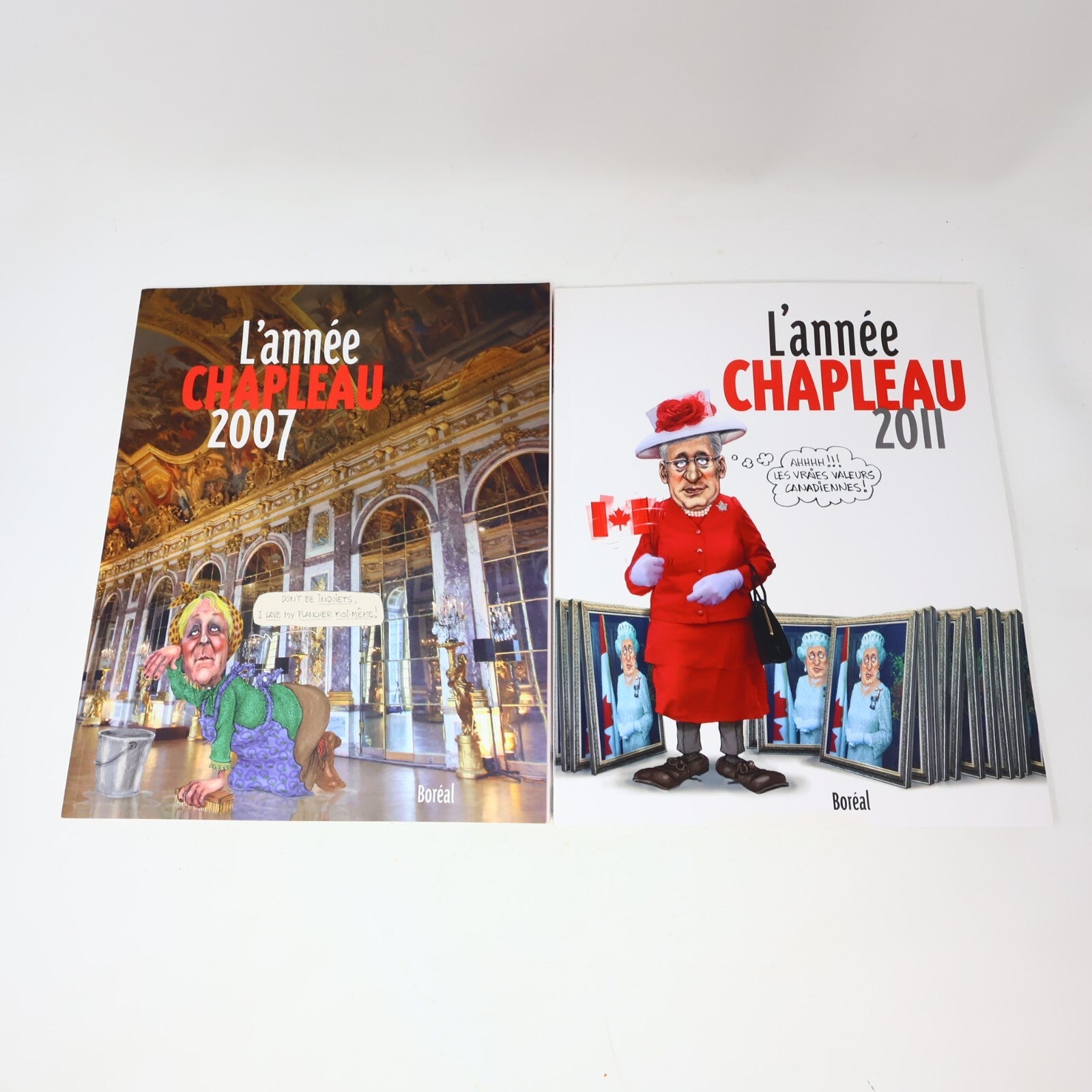 Lot 5 L'Année Chapleau Serge Chapleau Livres Caricatures Humour Français Boréal