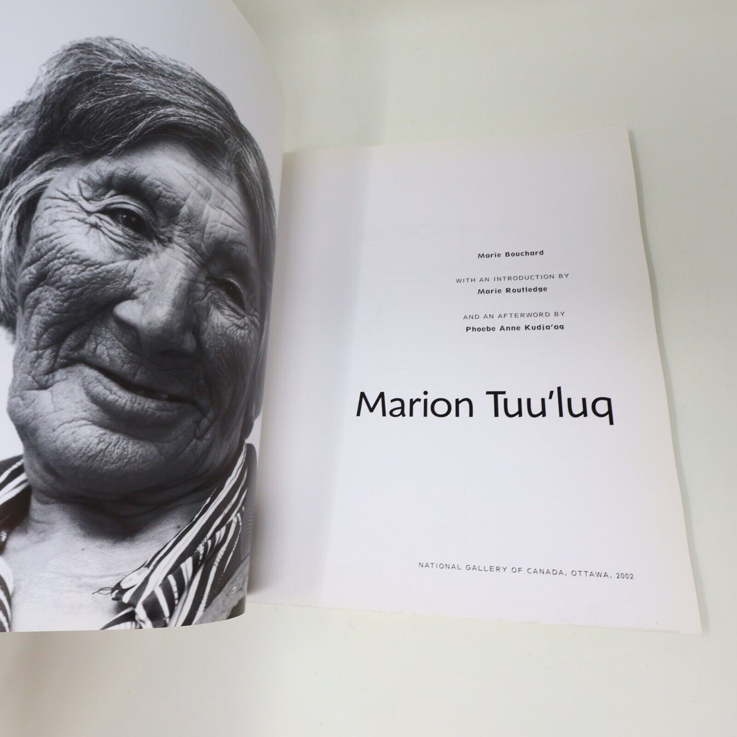 2002 Marion Tuu'Luq Marie Bouchard National Gallery of Canada Paperback Art Book