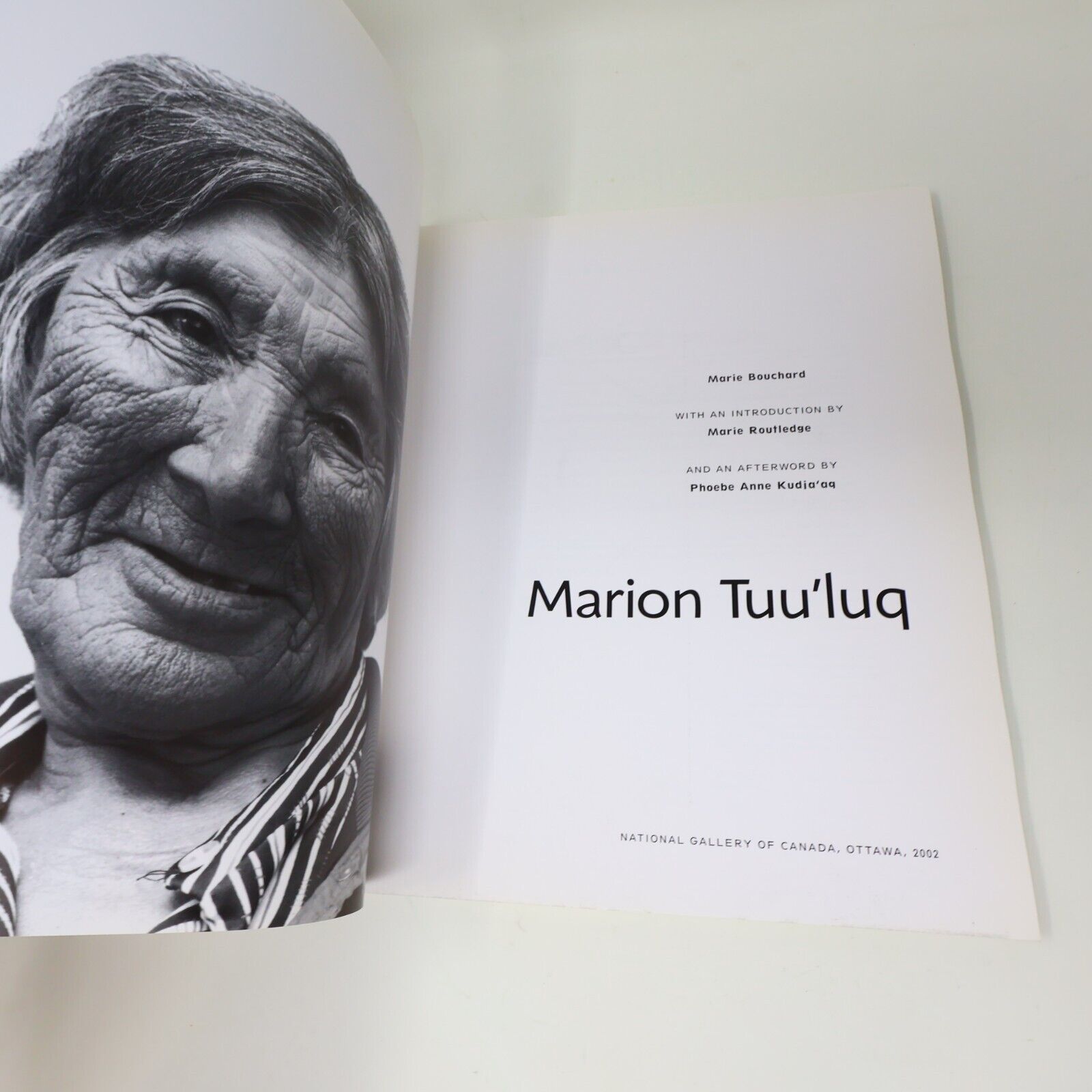 2002 Marion Tuu'Luq Marie Bouchard National Gallery of Canada Paperback Art Book