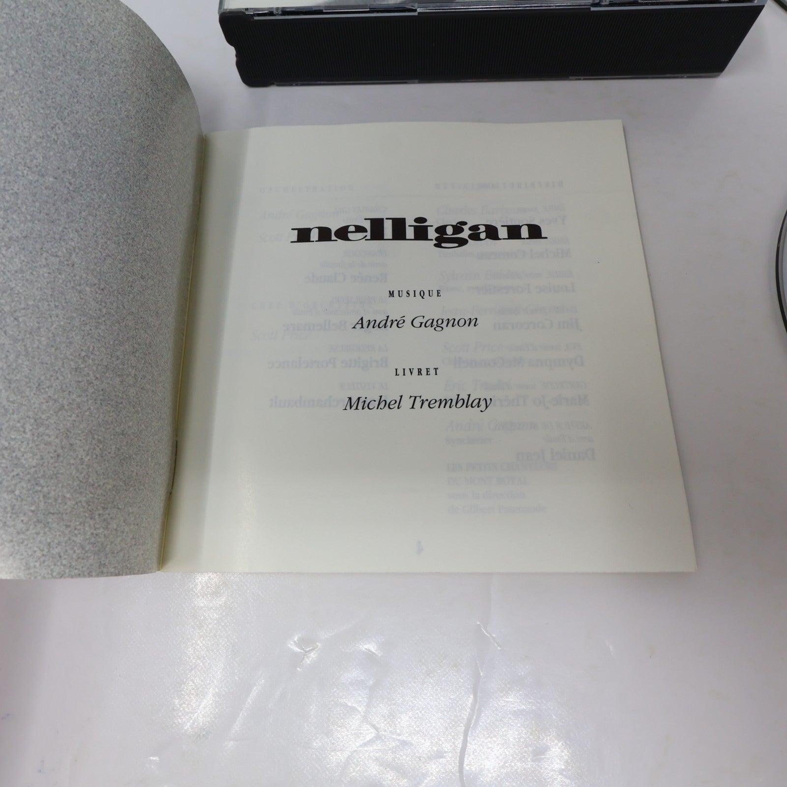 Nelligan Intégrale André Gagnon/Michel Tremblay CD Jim Corcoran/Renée Claude