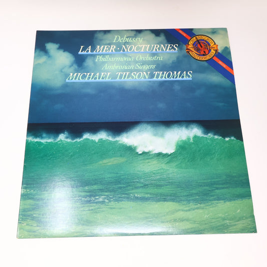 Debussy La Mer Nocturnes Michael Tilson Thomas Philharmonia Record Vinyl 1P 7608