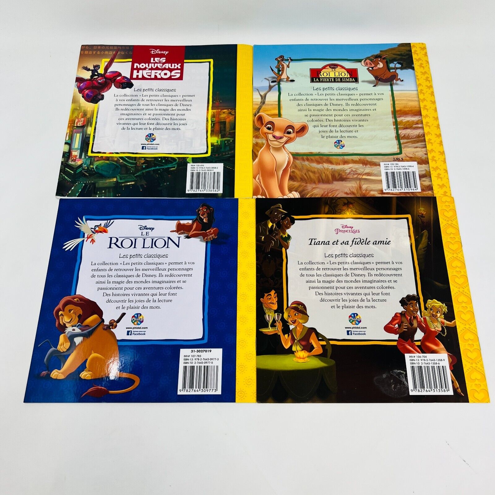Lot de 10 Livres Phidal Jeunes Enfants Français/French Princesses/Super Héros/+