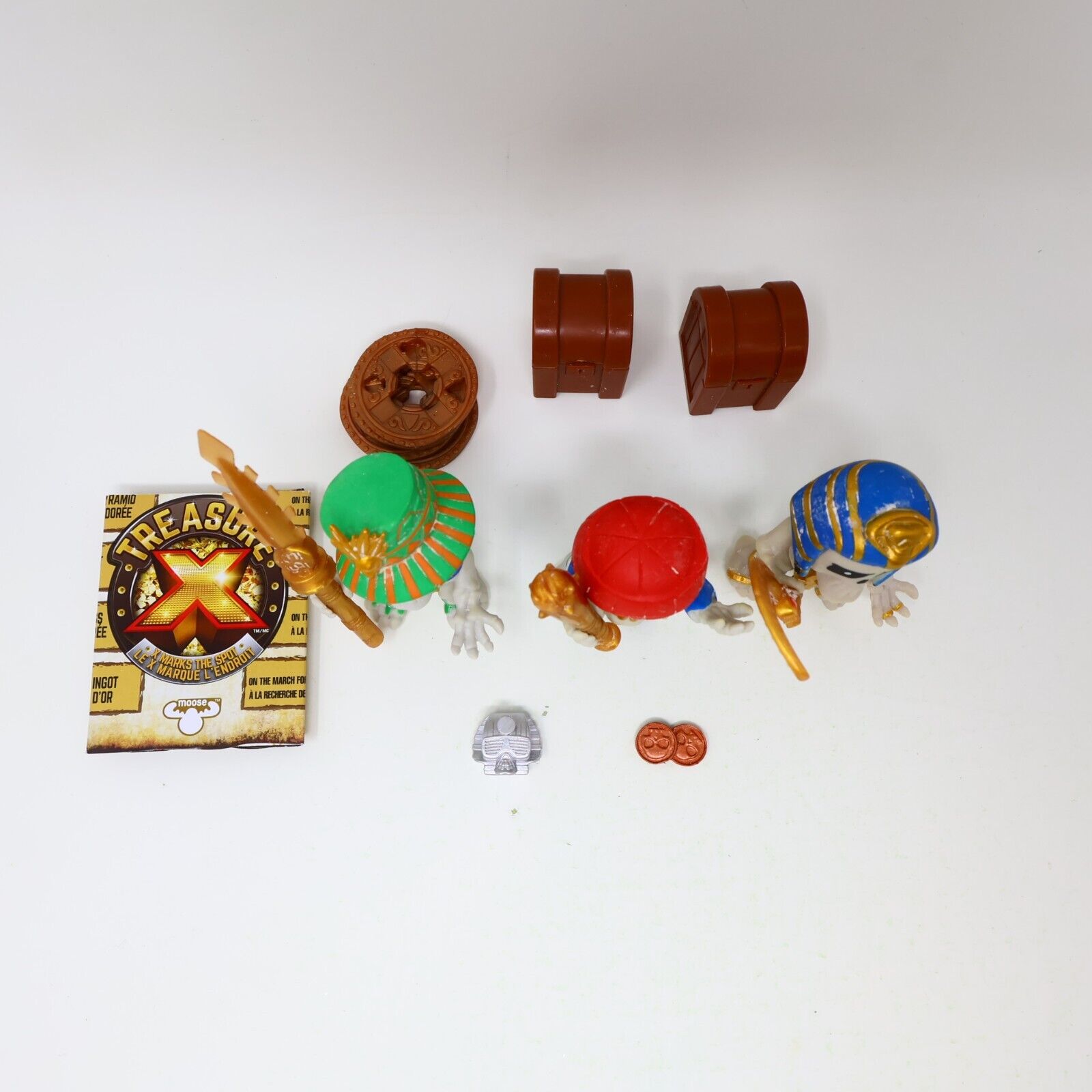 Lot of 3 Treasure X Figures Goldenspear Rogue Goldsnatcher Pharoah Loot Moose