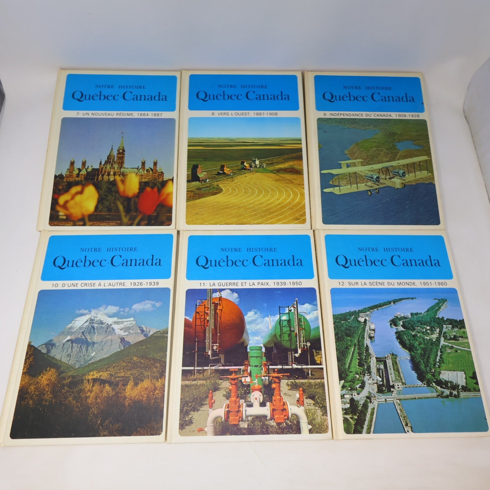 Notre Histoire Québec-Canada #1-15 Jacques Lacoursière Lot 15 Livres Complète HC