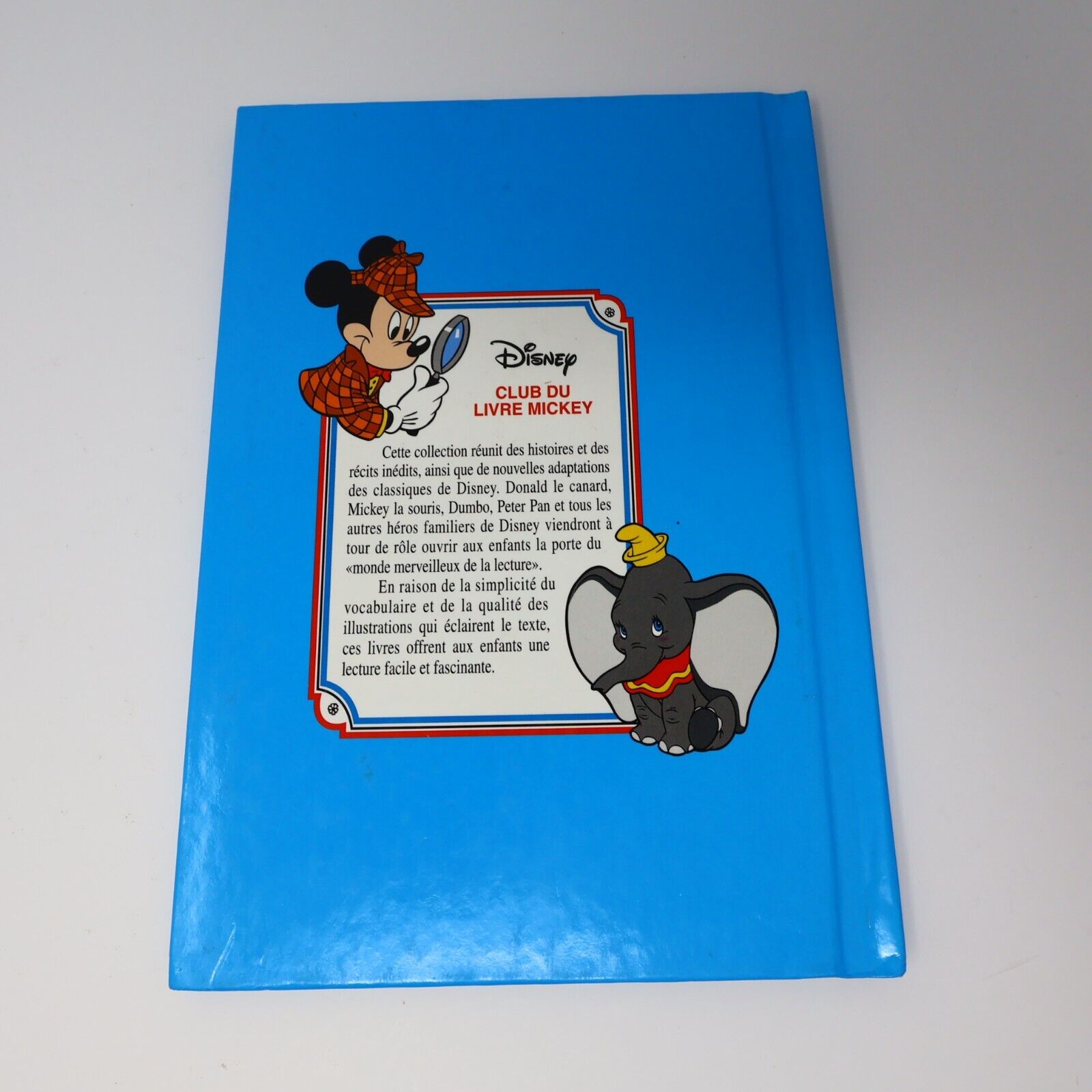 1992 Le Pingouin qui Détestait le Froid Club du Livre Mickey Disney Hardcover HC