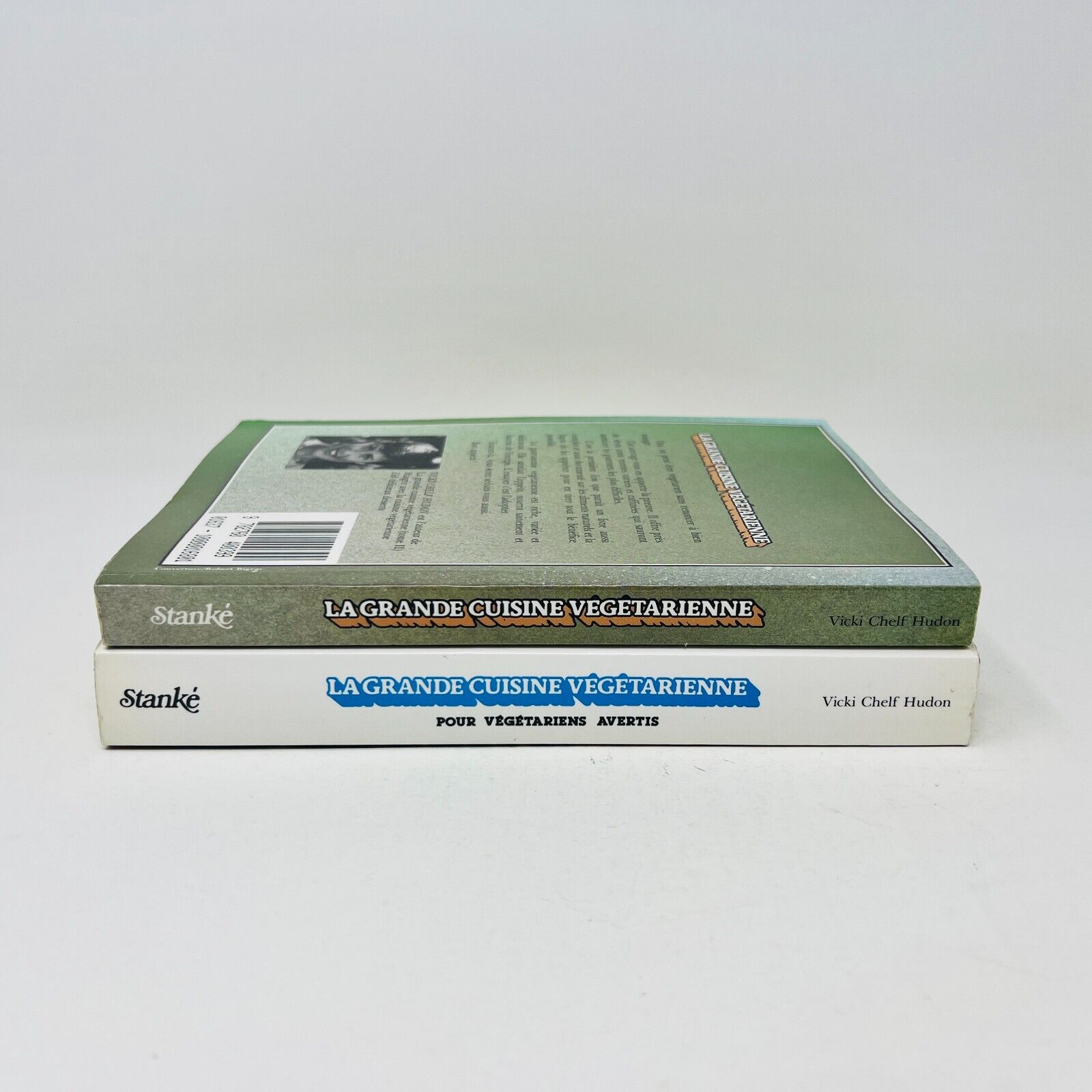 La Grande Cuisine Végétarienne 1-2 Stanké Vicki Chelf Hudon Lot Livres Recettes