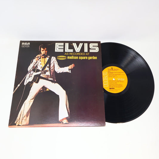 Elvis Presley Elvis As Recorded At Madison Square Garden LP Record 1972 LSP-4776
