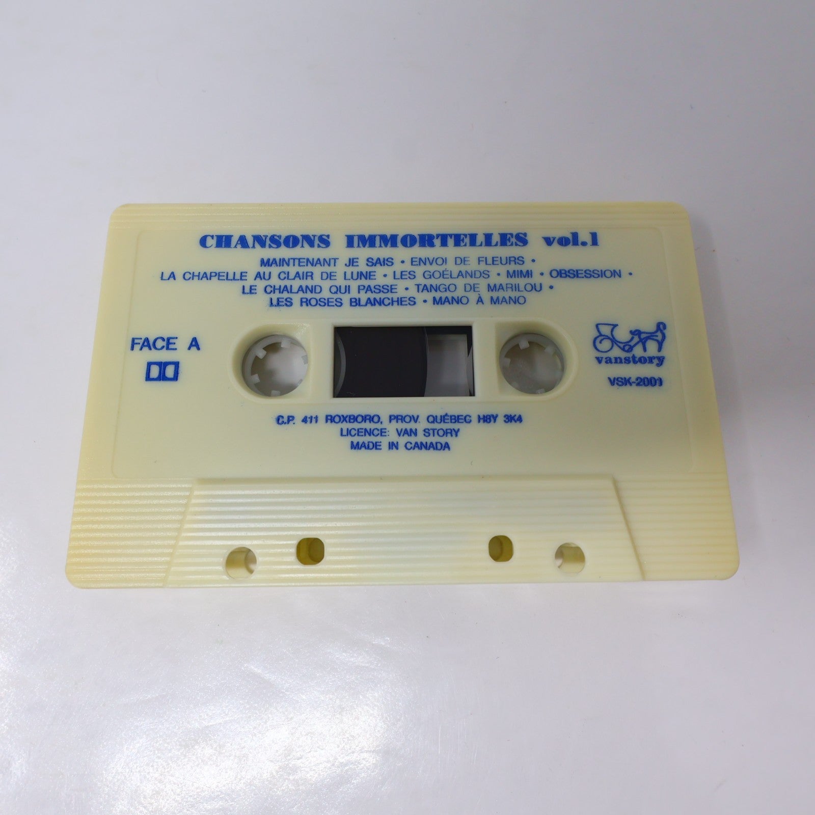 Chansons Immortelles #1-2 Lot 2 Cassette Jean Gabin/Tino Rossi/Ray Ventura/Celis