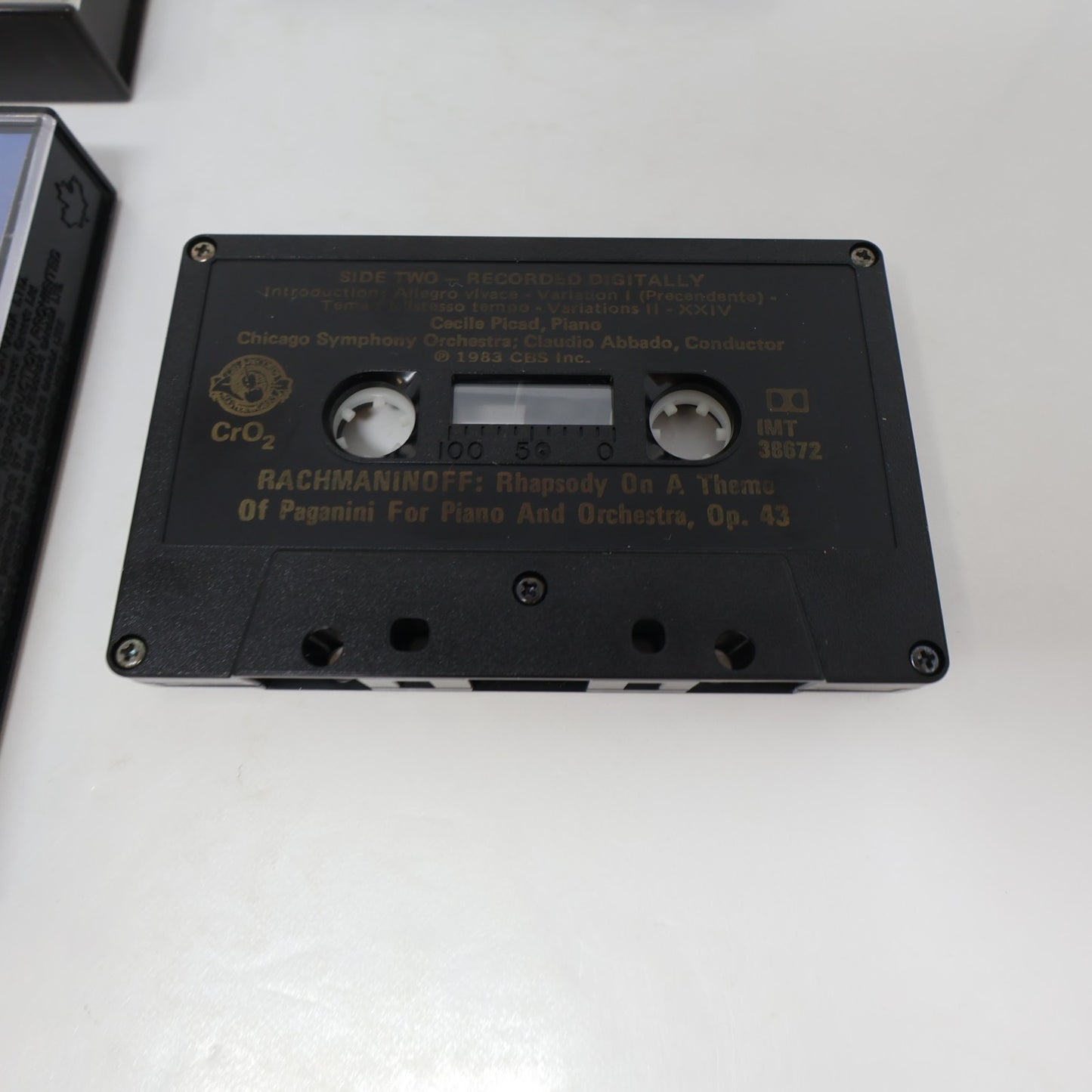Rachmaninov 3 Cassettes Lot Symphonies 2-3/Piano Concerto 2 Maazel/Ashkenazy