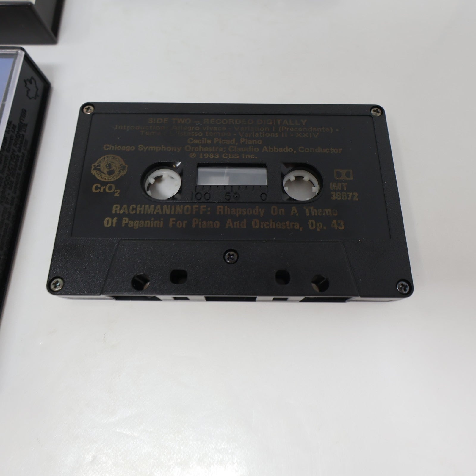 Rachmaninov 3 Cassettes Lot Symphonies 2-3/Piano Concerto 2 Maazel/Ashkenazy