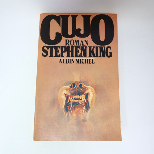 Cujo Stephen King Albin Michel 1982 Horreur Thriller Français Paperback Livre PB