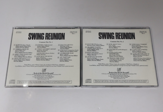 Swing Reunion #1-2 Book of the Month BMR 2 CD Lot 1985 Rosetta/Evening Star