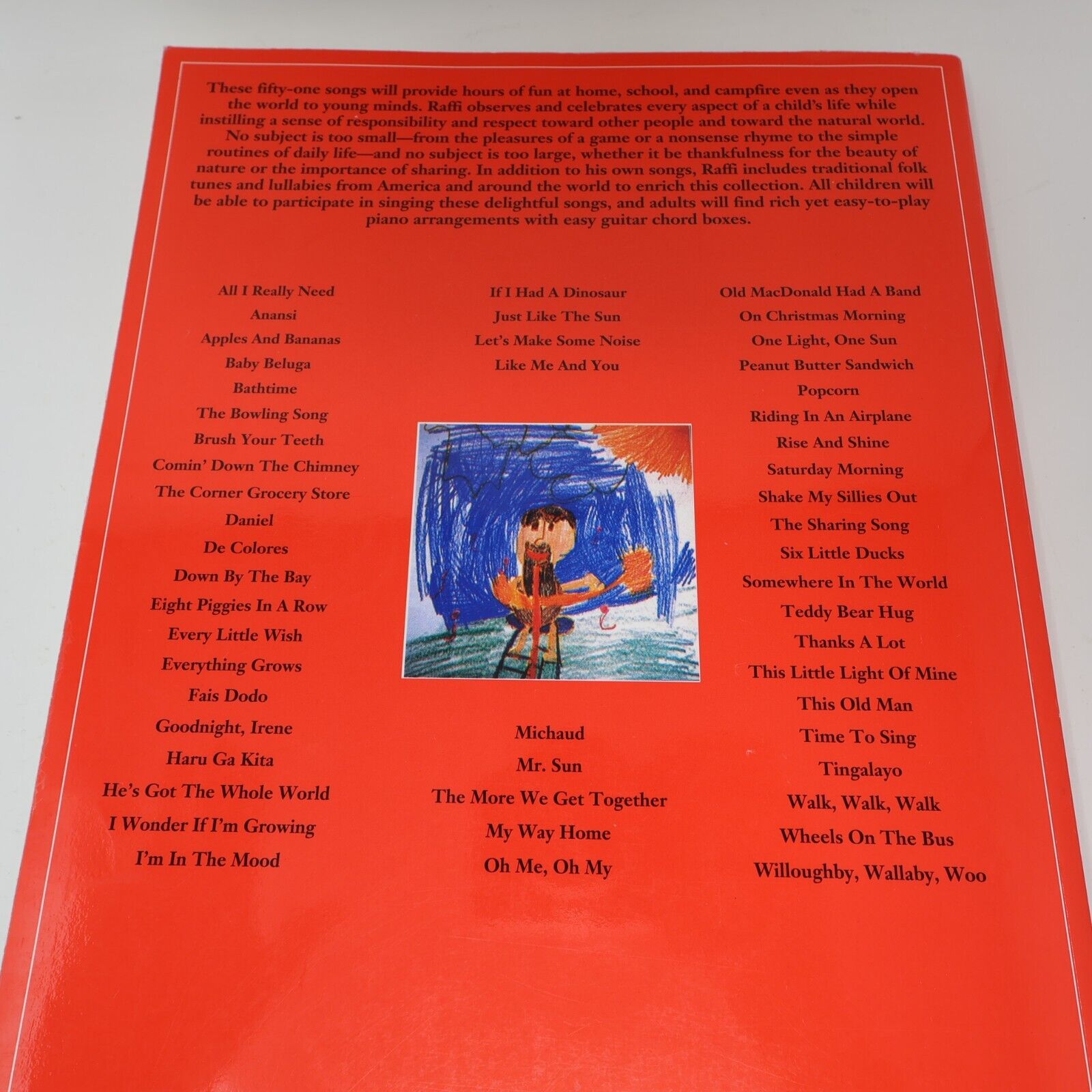 1993 Raffi Children's Favorites Songbook Paperback PB Amsco Music Piano Guitar