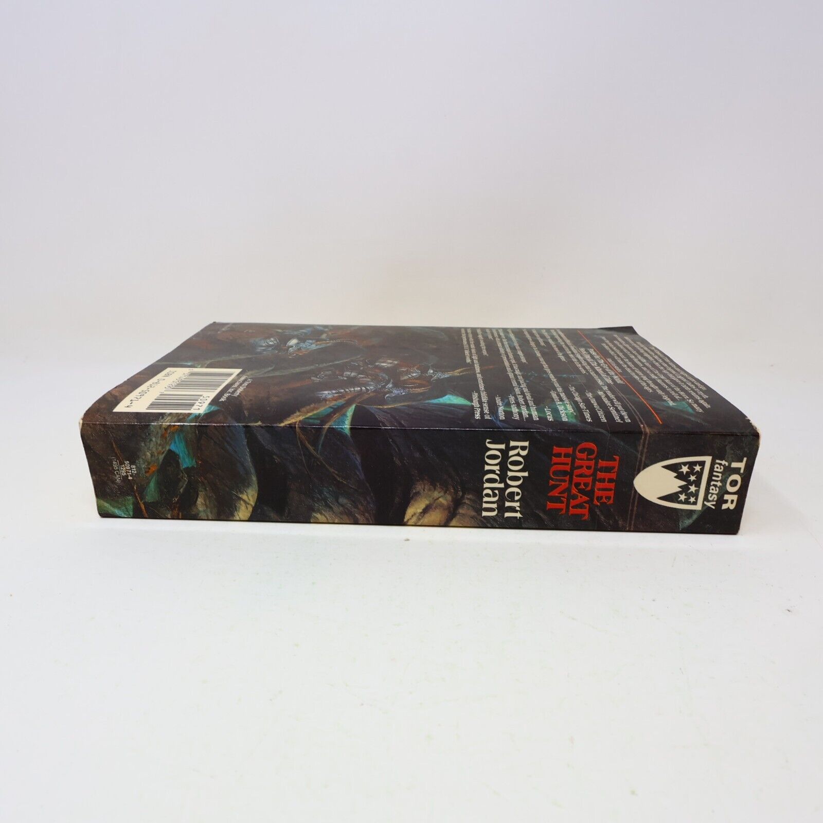 1990 The Wheel of Time #2 The Great Hunt by Robert Jordan Large PB 1st Print TOR
