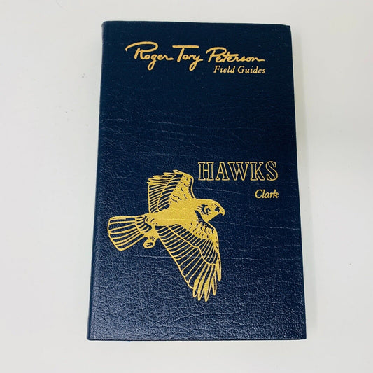1987 Hawks Roger Tory Peterson Field Guide Collector's Ed Leather Bound Clark