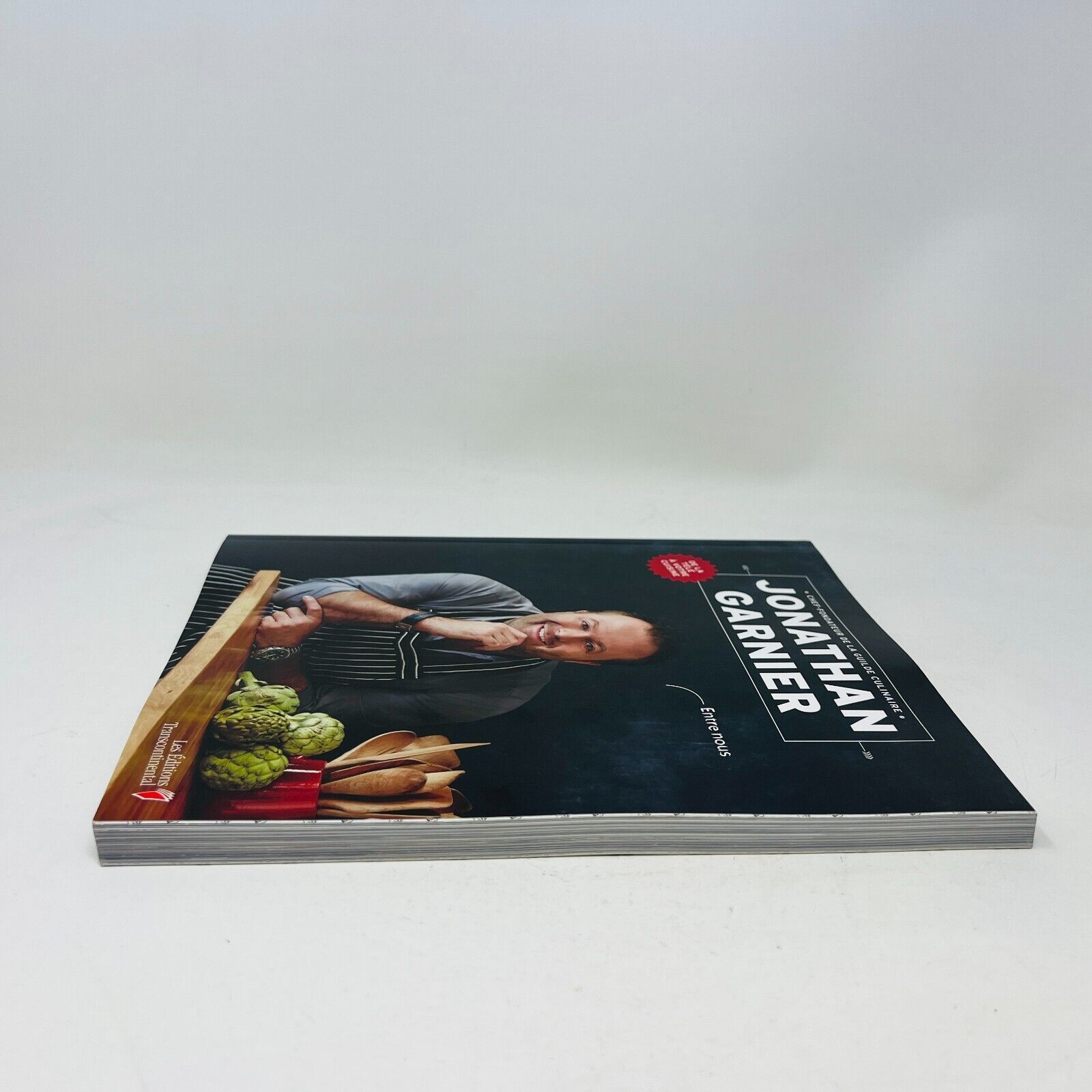 2013 Entre Nous de Jonathan Garnier Guide Culinaire Cuisine Recettes Français PB