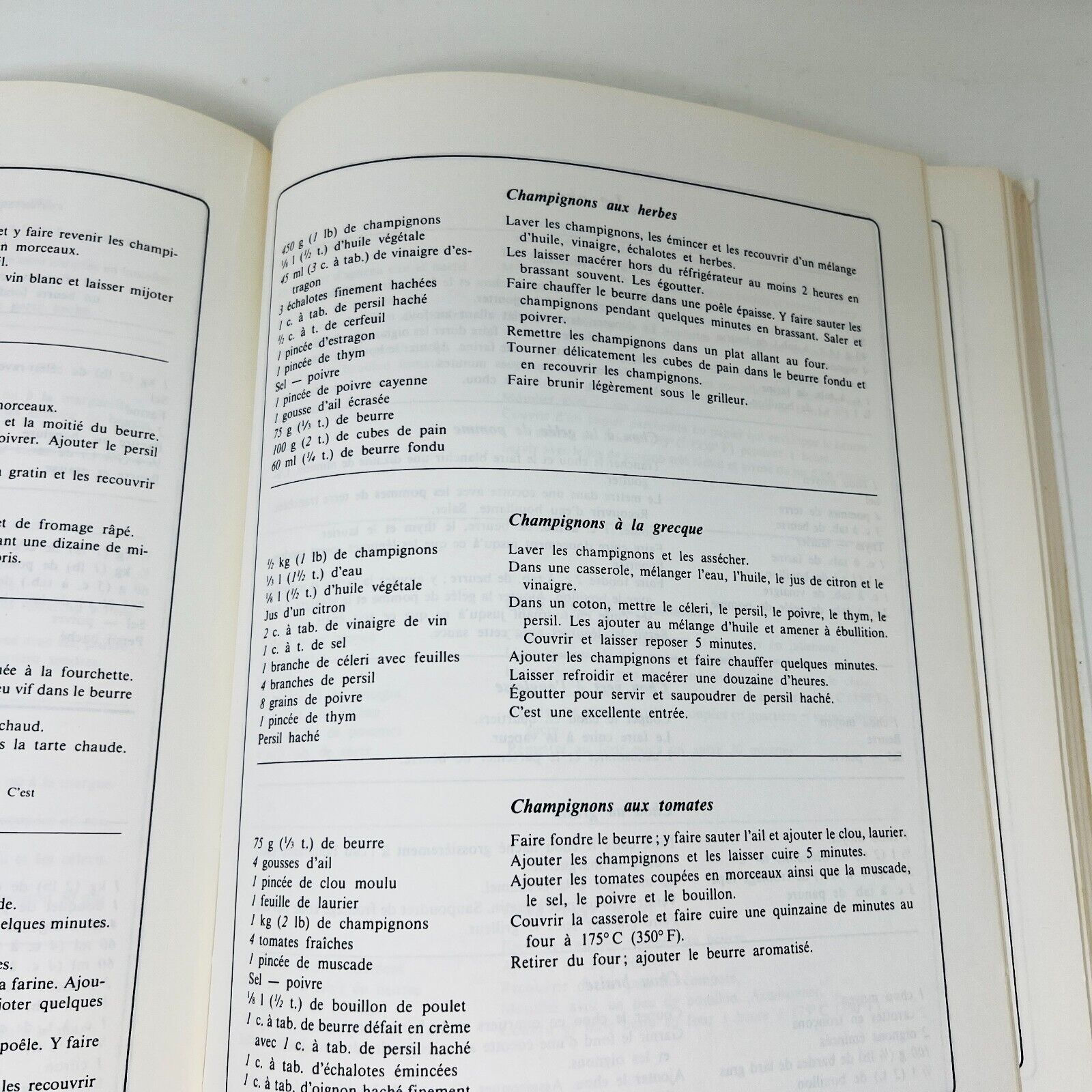 1978 La Cuisine de Monique Chevrier Sa Technique ses Recettes Livre en Français