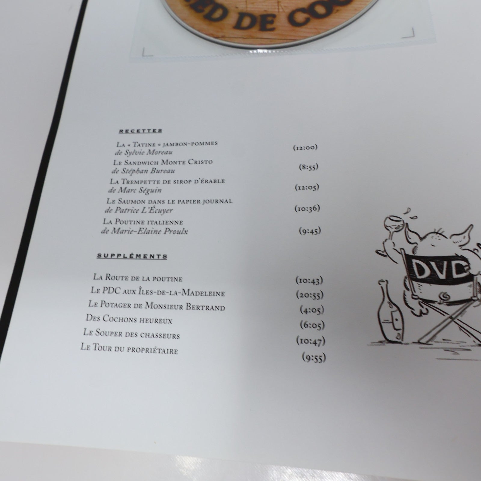Au Pied de Cochon l'Album + Dvd Martin Picard 2006 HC Français French Restaurant
