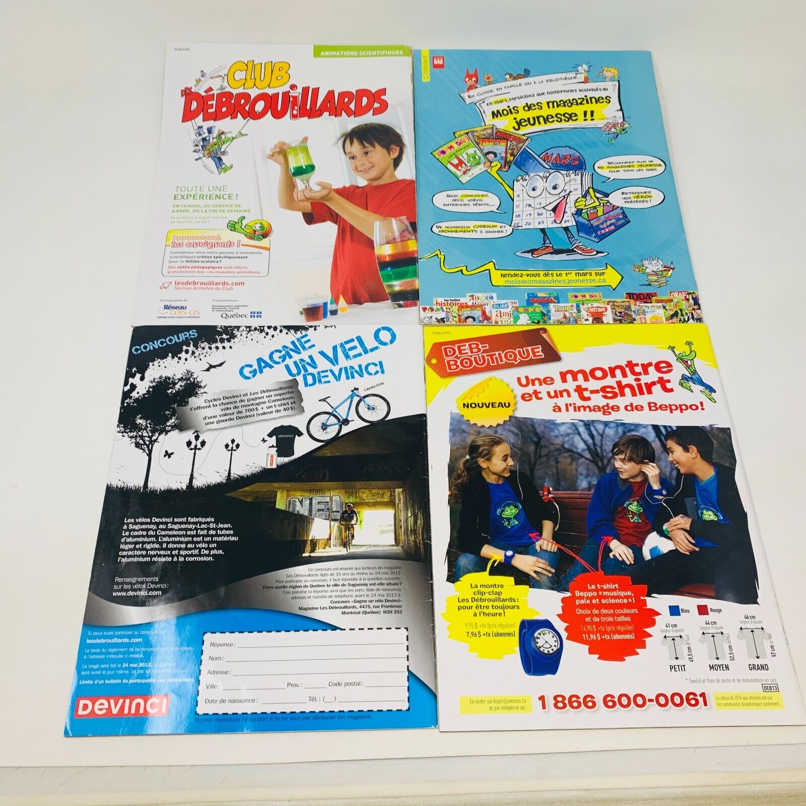26x Les Débrouillards Magazines Enfants Français 2012-15 Années Incomplètes Lot
