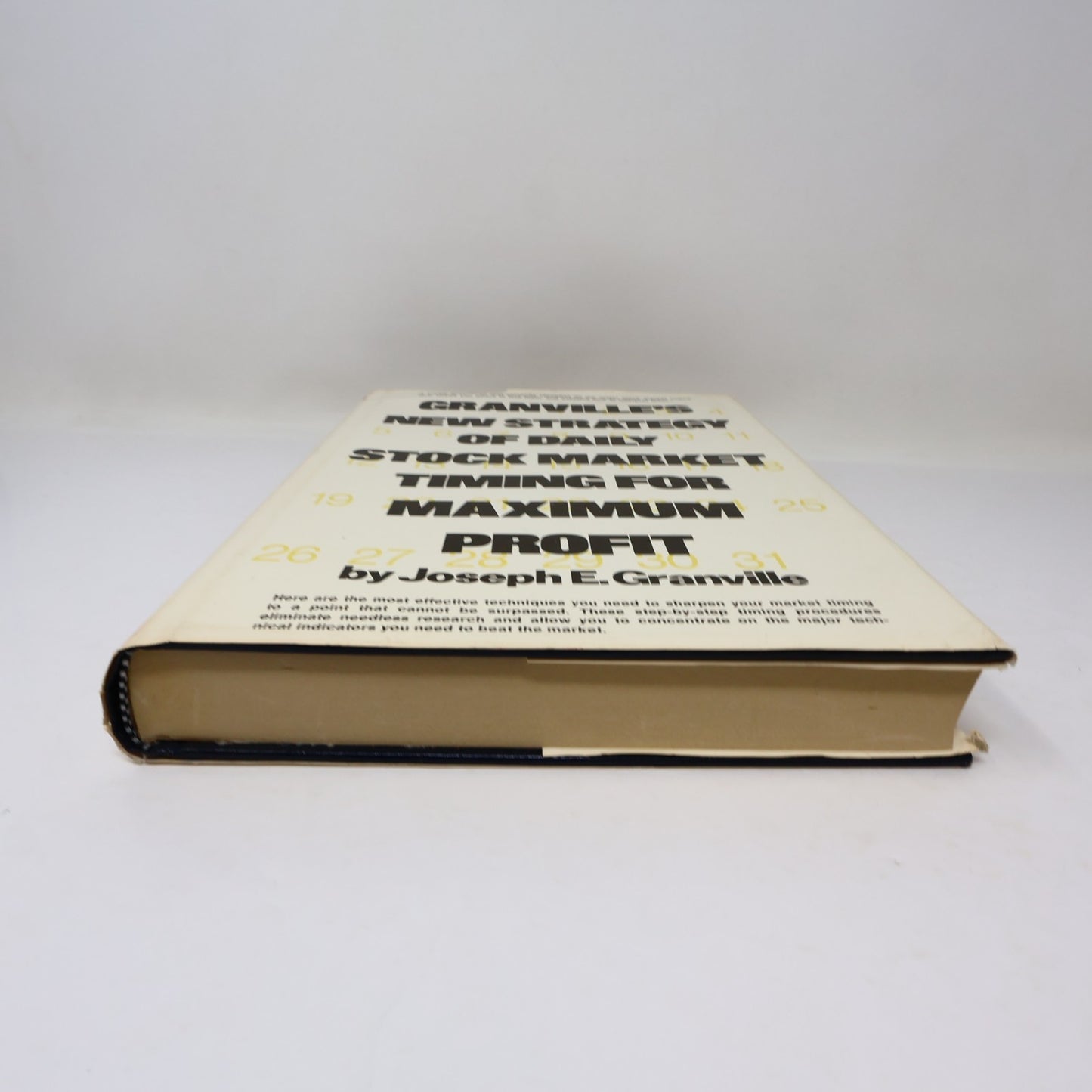 Granville's New Strategy of Daily Stock Market Timing For Maximum Profit 1981 HC