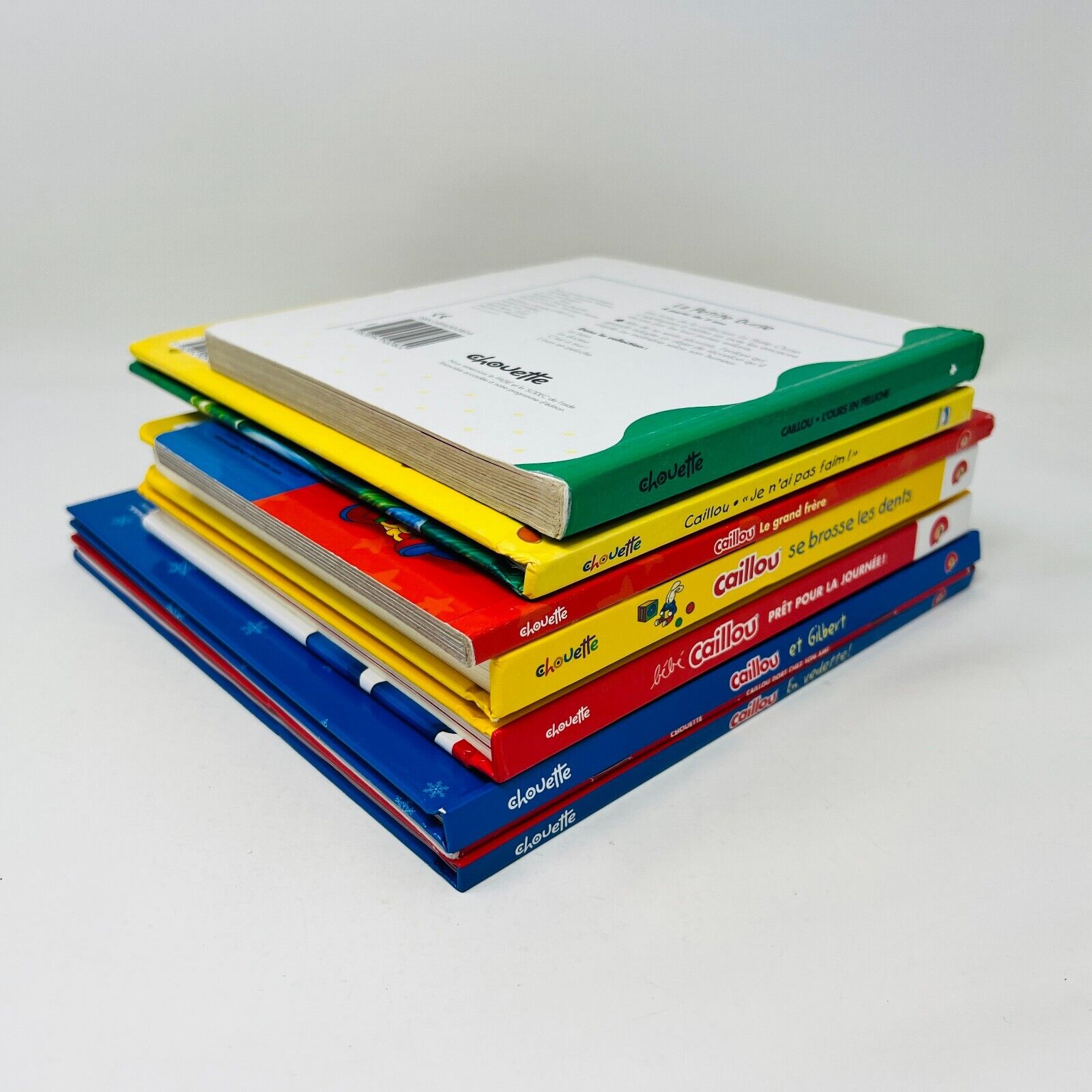 8x Caillou Jeunes Enfants Histoires Français Lot Livres Young Children French