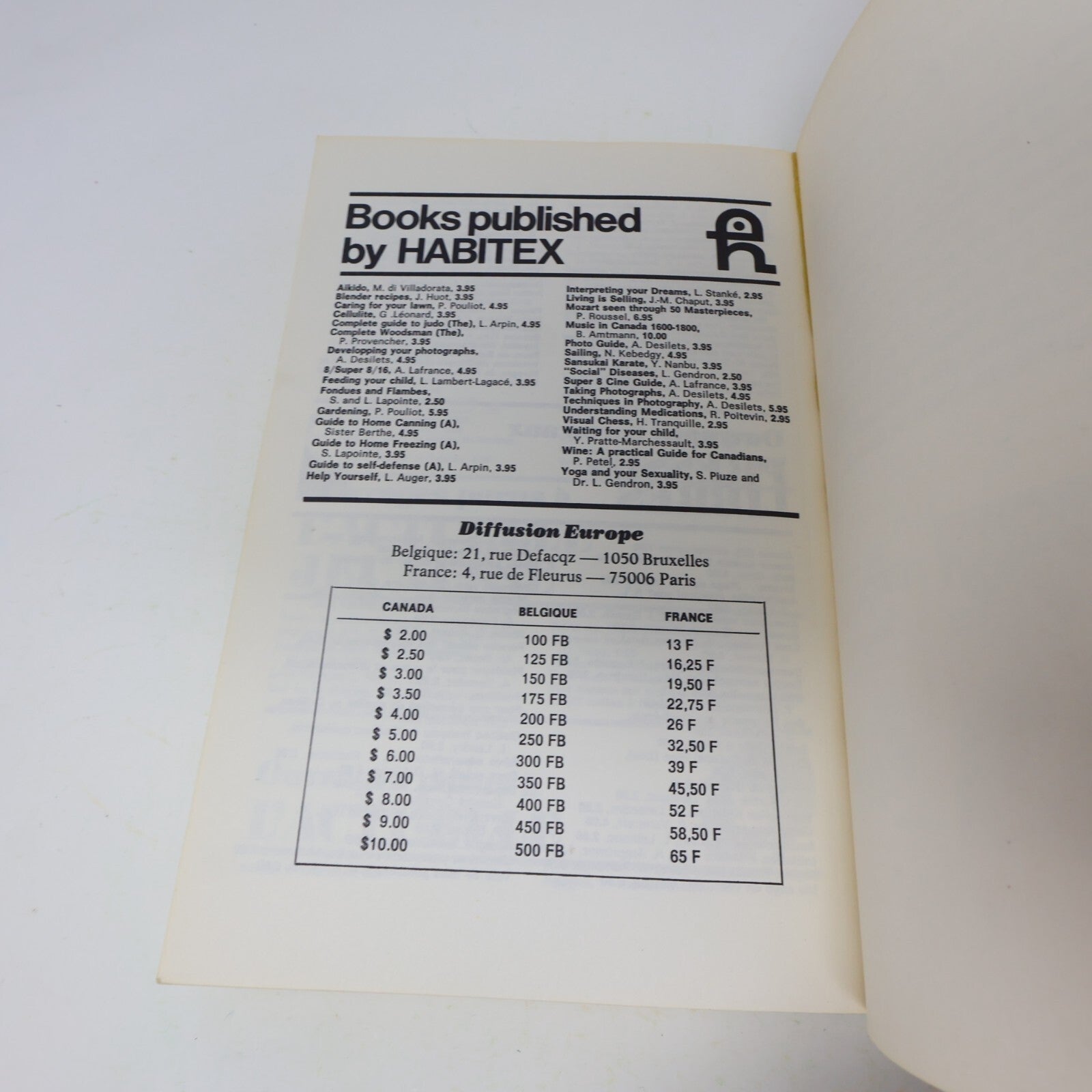 1977 Séparation Richard Rohmer De L'homme Québec Canada Fiction Historique Livre