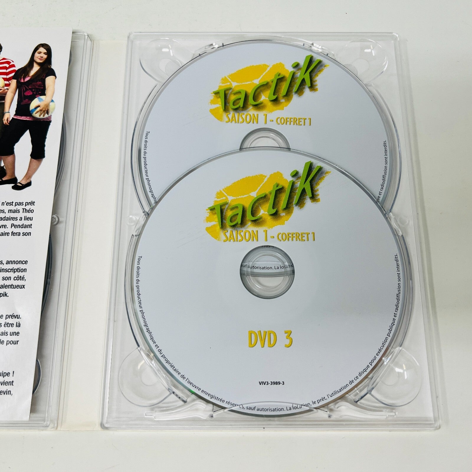 2008 Tactik Saison 1 Coffret 1 DVD Testé en Français Télé-Québec Pier-Luc Funk