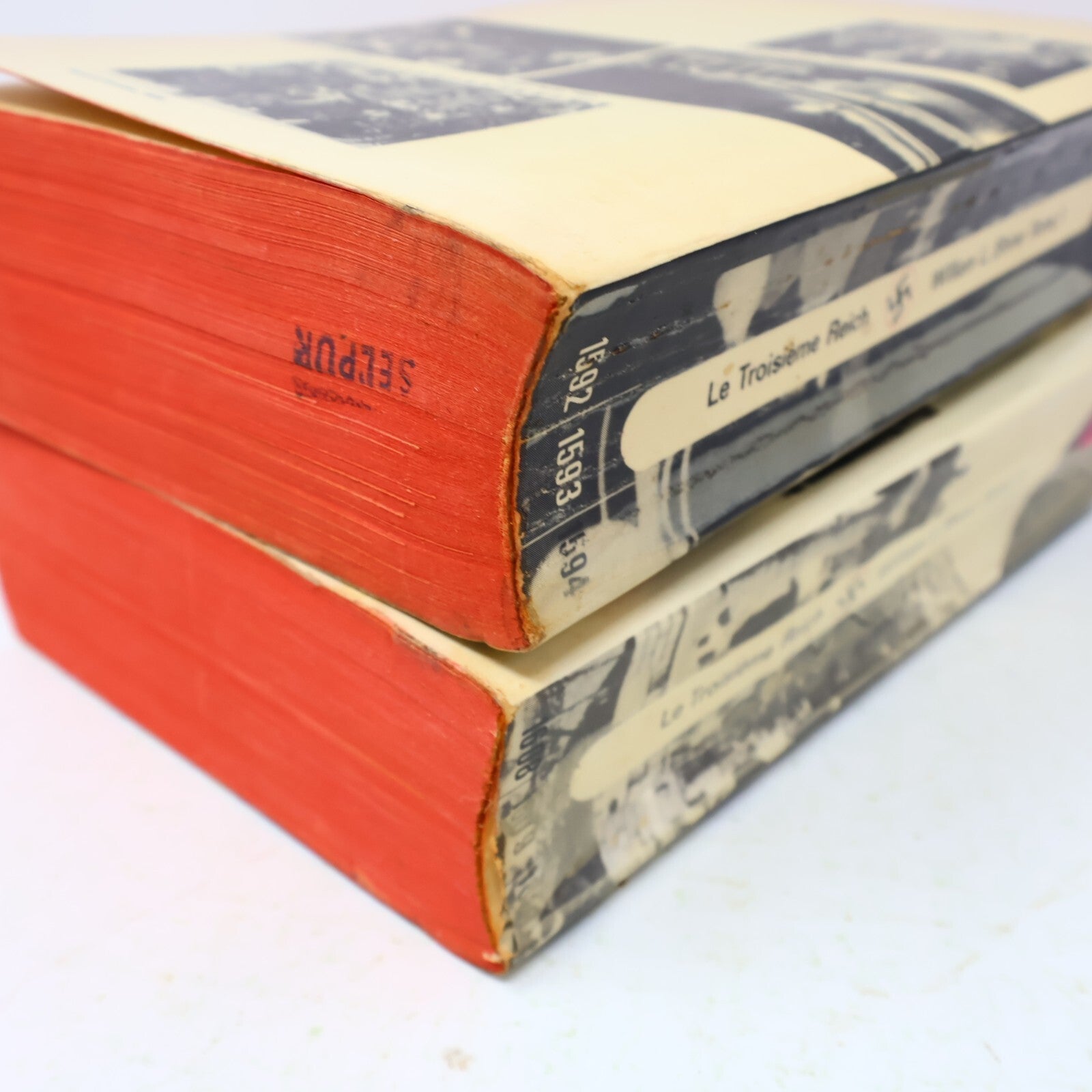 Le Troisième Reich #1-2 Série Complète Lot 2 Livres William L. Shirer Poche 60s