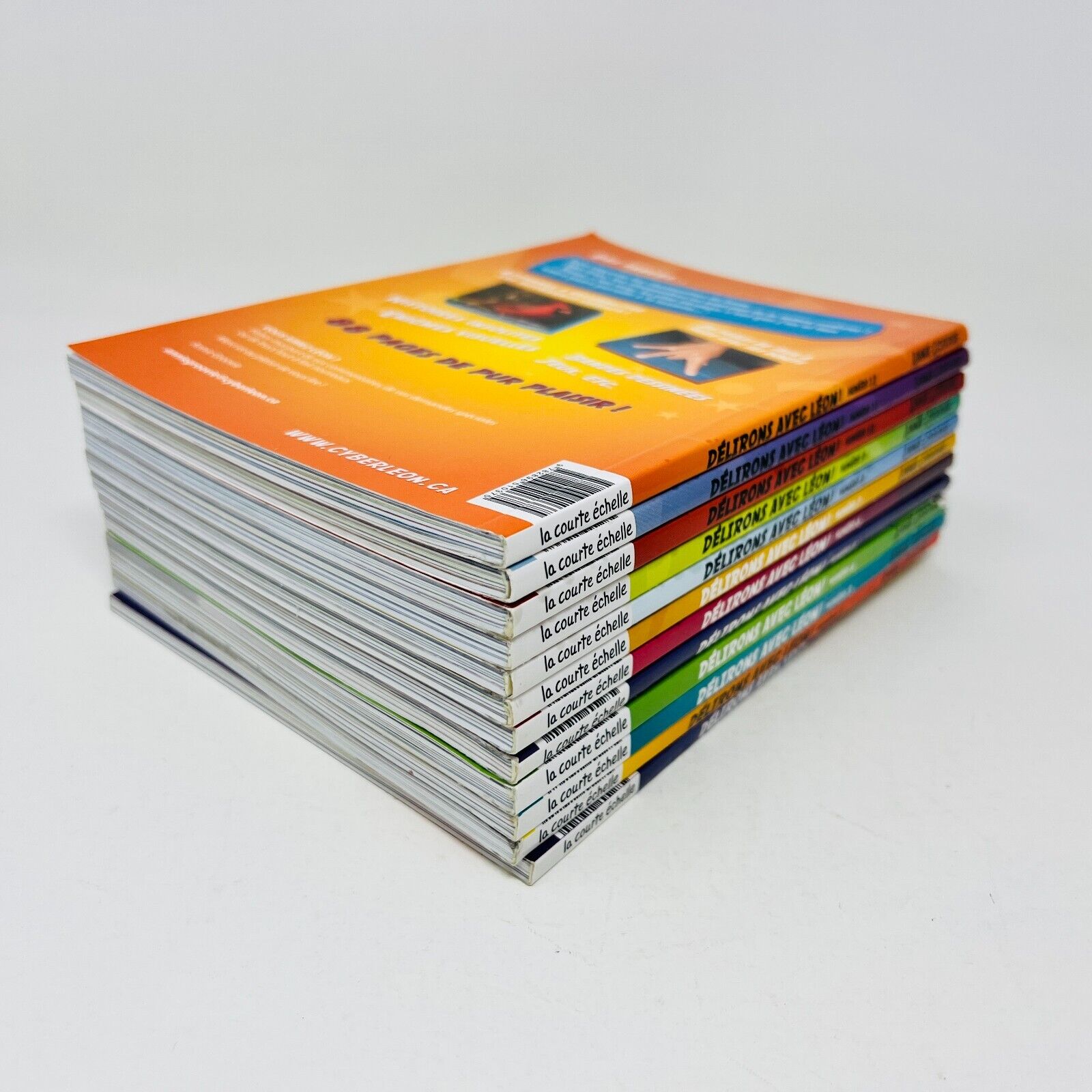 12x Délirons avec Léon Lot de Livres #1-12 de Annie Groovie La Courte Échelle