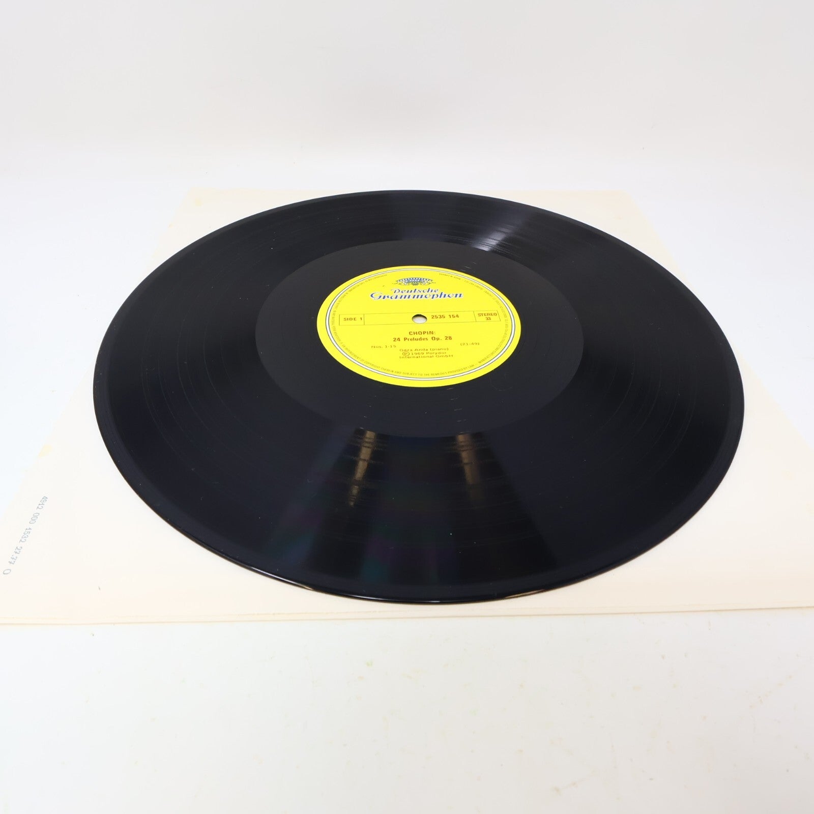 Chopin Géza Anda Preludes Op.28 / Polonaise Op.53 LP 1975 Record Piano 2535 154