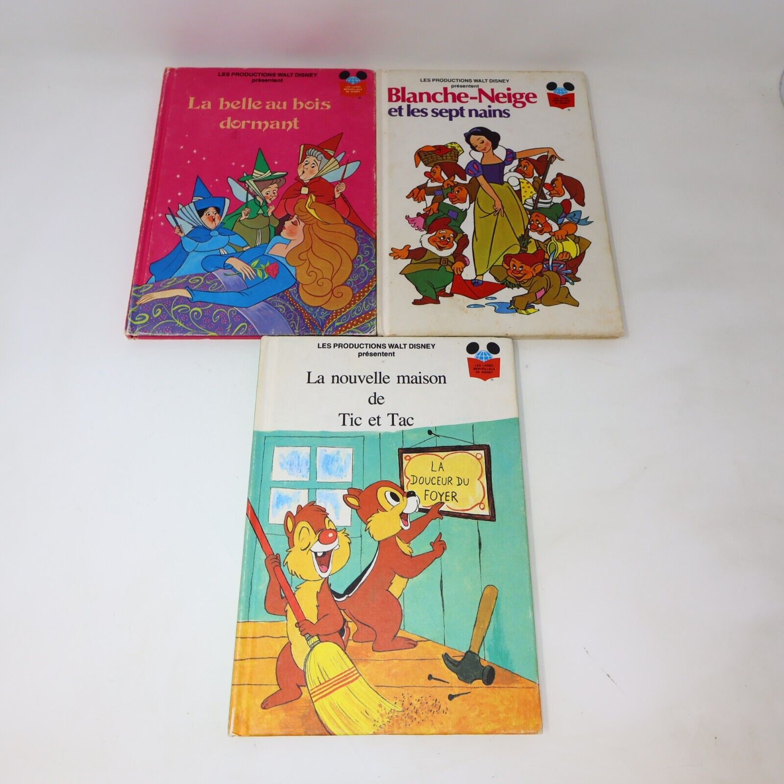 21x Livres Merveilleux de Disney Jeunes Enfants Livre-Loisirs Lot Français HC