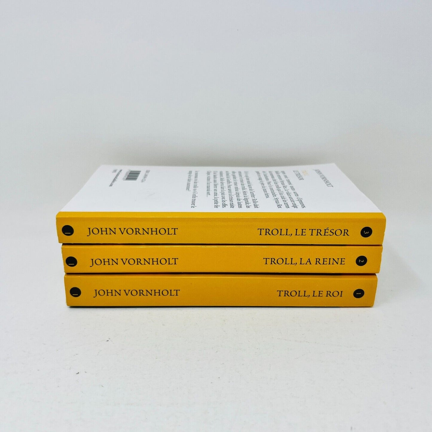 Troll 1-2-3 de John Vornholt Français Série Complète Roi/Reine/Trésor Lot Livres