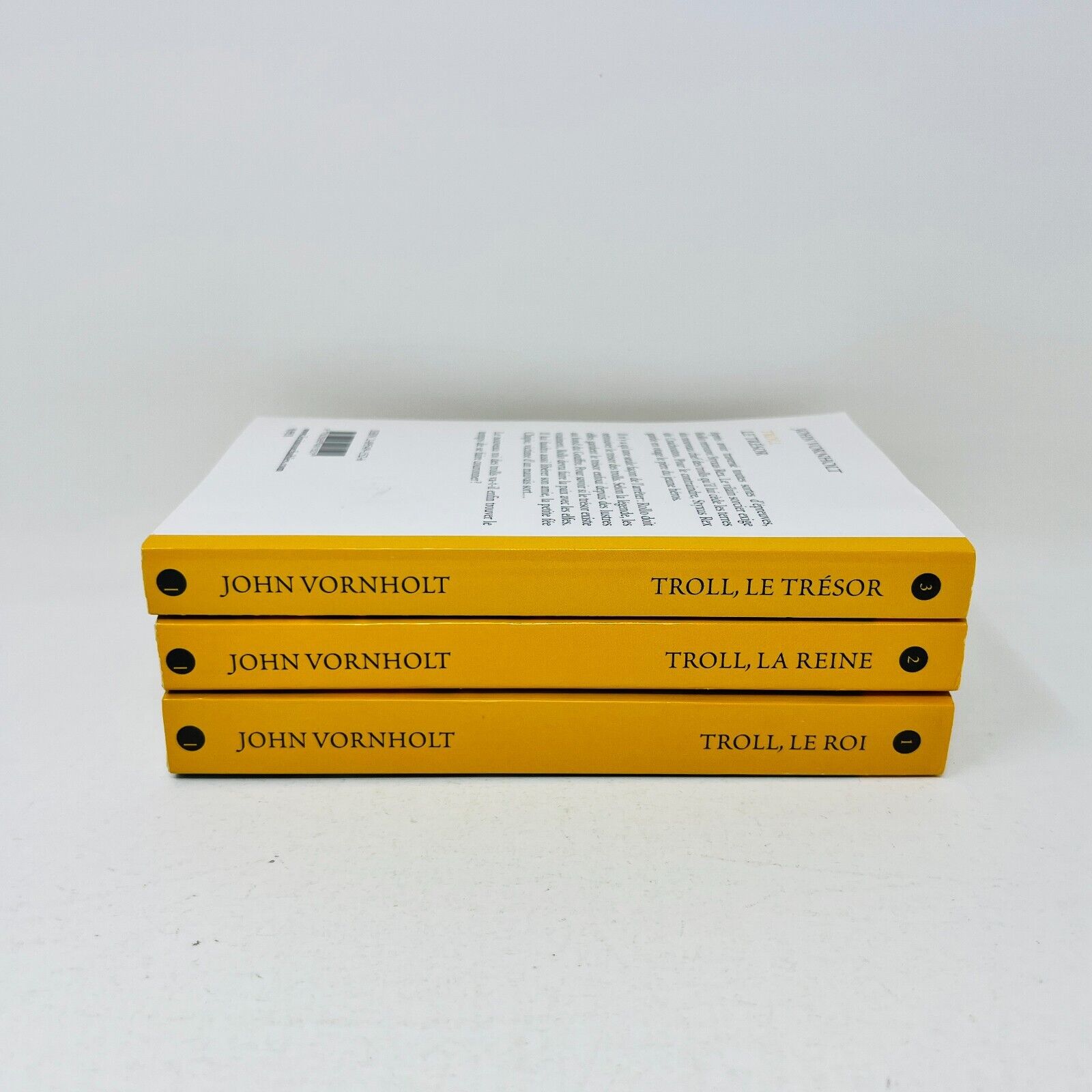 Troll 1-2-3 de John Vornholt Français Série Complète Roi/Reine/Trésor Lot Livres