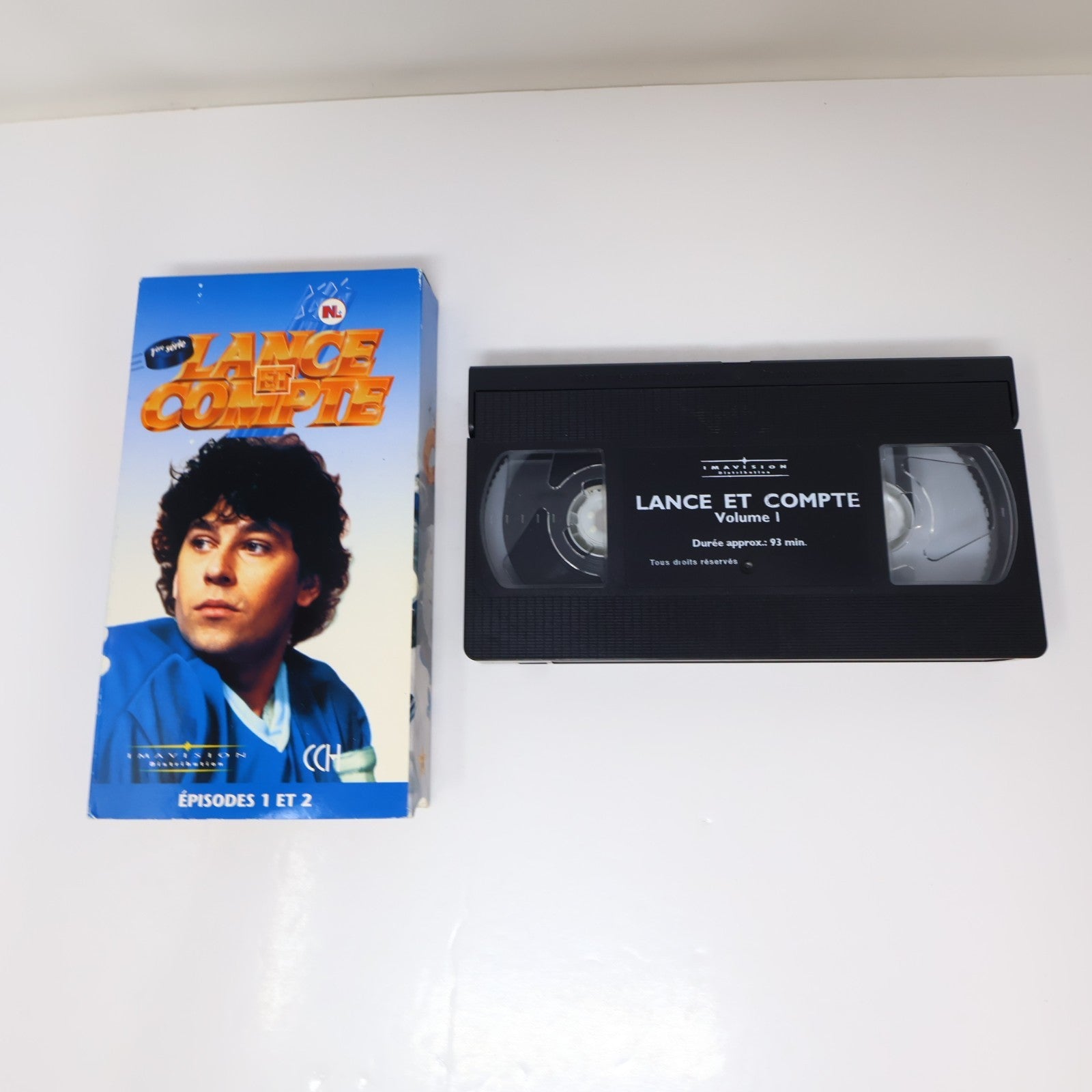 Lance et Compte Lot 15 VHS Série 1-2-3 Pierre Lambert Hockey National Messier