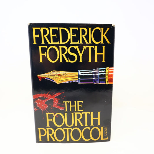 1984 The Fourth Protocol Frederick Forsyth Viking Hardcover HC Espionage Spy 80s