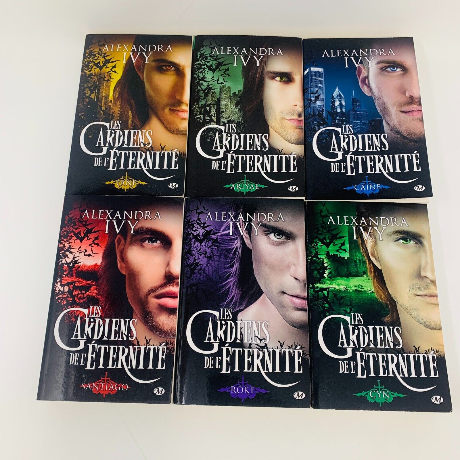 16x Les Gardiens de l'Éternité de Alexandra Ivy Milady Lot Livres Dante Français