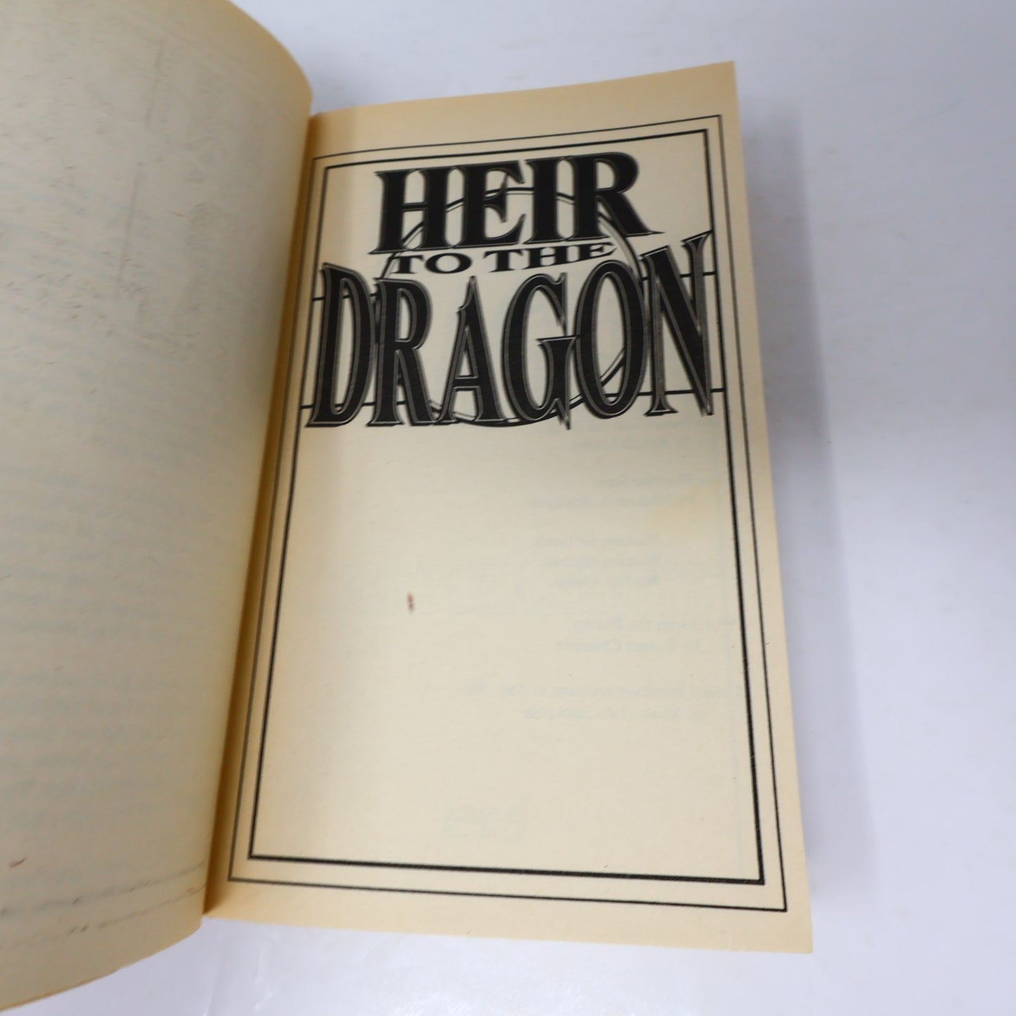 Battletech Heir to the Dragon Robert Charrette Fasa 1989 PB Science-Fiction Book