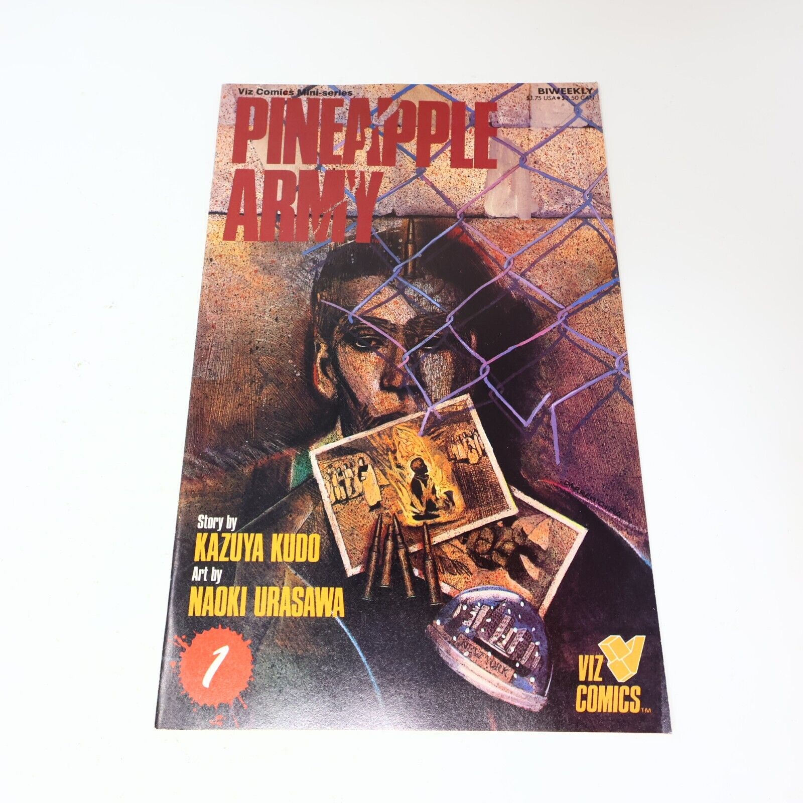 Lot 3 Comics Pineapple Army #1 3-4 Kazuya Kudo/Naoki Urasawa Viz Manga 90s
