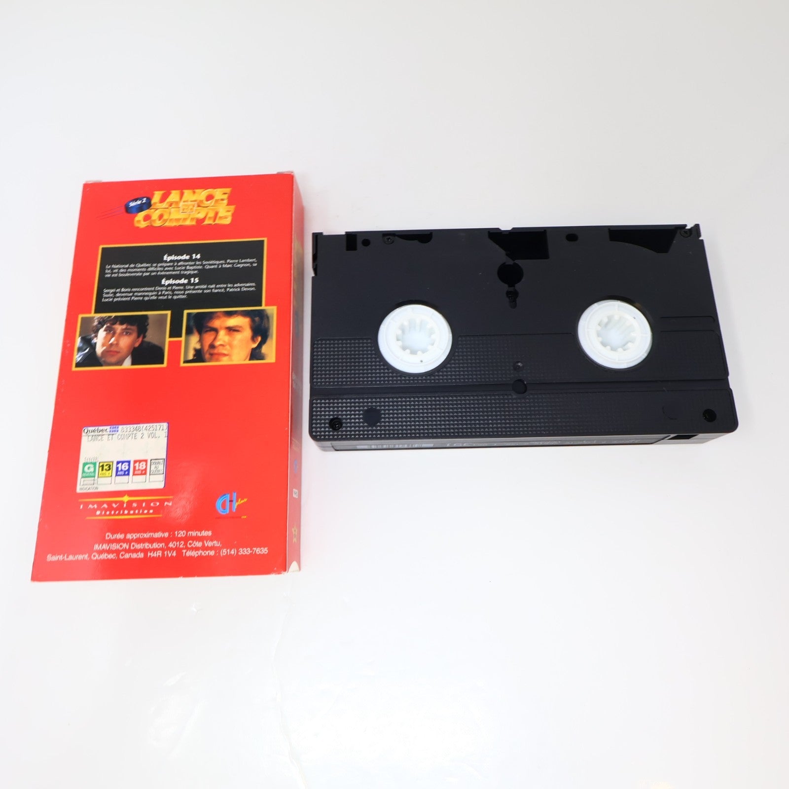Lance et Compte Lot 15 VHS Série 1-2-3 Pierre Lambert Hockey National Messier